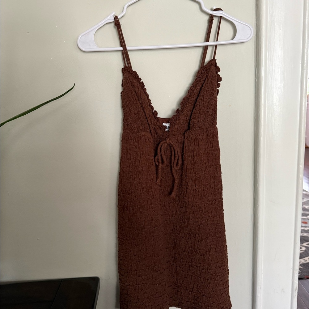 Princess Polly Mini Brown Dress